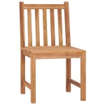 vidaXL Set de mobilier de grădină cu 5 piese, 160x80 cm, lemn masiv de tec vidaXL Set de mobilier de grădină cu 5 piese, 160x80 cm, lemn masiv de tec
