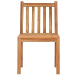 vidaXL Set de mobilier de grădină cu 5 piese, 160x80 cm, lemn masiv de tec vidaXL Set de mobilier de grădină cu 5 piese, 160x80 cm, lemn masiv de tec