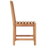vidaXL Set de mobilier de grădină cu 5 piese, 160x80 cm, lemn masiv de tec vidaXL Set de mobilier de grădină cu 5 piese, 160x80 cm, lemn masiv de tec
