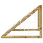 vidaXL Poartă de fotbal cu plasă, 160x80x100 cm, lemn de pin tratat vidaXL Poartă de fotbal cu plasă, 160x80x100 cm, lemn de pin tratat