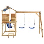 vidaXL Set de joacă pentru exterior, lemn de pin impregnat vidaXL Set de joacă pentru exterior, lemn de pin impregnat