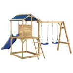 vidaXL Set de joacă pentru exterior, lemn de pin impregnat vidaXL Set de joacă pentru exterior, lemn de pin impregnat