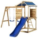 vidaXL Set de joacă pentru exterior, lemn de pin impregnat vidaXL Set de joacă pentru exterior, lemn de pin impregnat