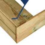 vidaXL Groapă de nisip cu acoperiș, 80x60x97,5 cm, lemn de pin tratat vidaXL Groapă de nisip cu acoperiș, 80x60x97,5 cm, lemn de pin tratat