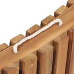 vidaXL Set mobilier de grădină pliabil, 3 piese, lemn masiv de tec vidaXL Set mobilier de grădină pliabil, 3 piese, lemn masiv de tec
