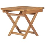 vidaXL Set mobilier de grădină pliabil, 3 piese, lemn masiv de tec vidaXL Set mobilier de grădină pliabil, 3 piese, lemn masiv de tec
