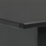 vidaXL Set mobilier de grădină, 3 piese, negru vidaXL Set mobilier de grădină, 3 piese, negru