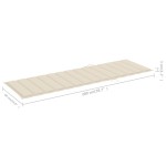 vidaXL Șezlong grădină cu perne, 2 persoane, gri, lemn masiv acacia vidaXL Șezlong grădină cu perne, 2 persoane, gri, lemn masiv acacia