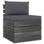 vidaXL Set mobilier grădină din paleți cu perne, 2 piese, lemn de pin vidaXL Set mobilier grădină din paleți cu perne, 2 piese, lemn de pin