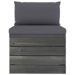 vidaXL Set mobilier grădină din paleți cu perne, 2 piese, lemn de pin vidaXL Set mobilier grădină din paleți cu perne, 2 piese, lemn de pin
