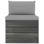 vidaXL Set mobilier grădină din paleți, 2 piese, cu perne, lemn de pin vidaXL Set mobilier grădină din paleți, 2 piese, cu perne, lemn de pin