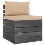 vidaXL Set mobilier grădină din paleți cu perne, 2 piese, lemn de pin vidaXL Set mobilier grădină din paleți cu perne, 2 piese, lemn de pin