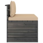vidaXL Set mobilier grădină din paleți cu perne, 2 piese, lemn de pin vidaXL Set mobilier grădină din paleți cu perne, 2 piese, lemn de pin
