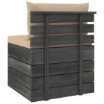 vidaXL Set mobilier grădină din paleți cu perne, 2 piese, lemn de pin vidaXL Set mobilier grădină din paleți cu perne, 2 piese, lemn de pin
