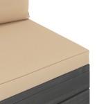 vidaXL Set mobilier grădină din paleți cu perne, 2 piese, lemn de pin vidaXL Set mobilier grădină din paleți cu perne, 2 piese, lemn de pin