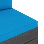 vidaXL Set mobilier grădină din paleți, 2 piese, cu perne, lemn de pin vidaXL Set mobilier grădină din paleți, 2 piese, cu perne, lemn de pin