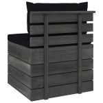 vidaXL Set mobilier grădină din paleți, 2 piese, cu perne, lemn de pin vidaXL Set mobilier grădină din paleți, 2 piese, cu perne, lemn de pin