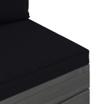 vidaXL Set mobilier grădină din paleți, 2 piese, cu perne, lemn de pin vidaXL Set mobilier grădină din paleți, 2 piese, cu perne, lemn de pin