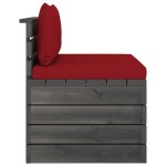 vidaXL Set mobilier grădină din paleți, 2 piese, cu perne, lemn de pin vidaXL Set mobilier grădină din paleți, 2 piese, cu perne, lemn de pin