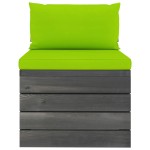 vidaXL Set mobilier grădină din paleți, 2 piese, cu perne, lemn de pin vidaXL Set mobilier grădină din paleți, 2 piese, cu perne, lemn de pin