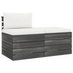 vidaXL Set mobilier grădină din paleți, 2 piese, cu perne, lemn de pin vidaXL Set mobilier grădină din paleți, 2 piese, cu perne, lemn de pin