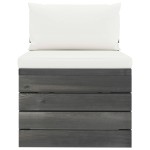 vidaXL Set mobilier grădină din paleți, 2 piese, cu perne, lemn de pin vidaXL Set mobilier grădină din paleți, 2 piese, cu perne, lemn de pin
