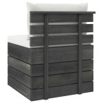 vidaXL Set mobilier grădină din paleți, 2 piese, cu perne, lemn de pin vidaXL Set mobilier grădină din paleți, 2 piese, cu perne, lemn de pin