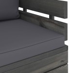 vidaXL Fotoliu de grădină cu perne, lemn de pin vidaXL Fotoliu de grădină cu perne, lemn de pin