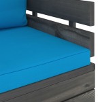 vidaXL Fotoliu de grădină cu perne, lemn de pin vidaXL Fotoliu de grădină cu perne, lemn de pin