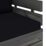 vidaXL Fotoliu de grădină cu perne, lemn de pin vidaXL Fotoliu de grădină cu perne, lemn de pin