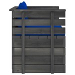 vidaXL Fotoliu de grădină cu perne, lemn de pin