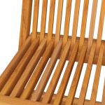 vidaXL Scaune grădină, perne gri model carouri, 2 buc, lemn masiv tec vidaXL Scaune grădină, perne gri model carouri, 2 buc, lemn masiv tec