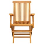 vidaXL Scaune grădină, perne gri model carouri, 3 buc., lemn masiv tec vidaXL Scaune grădină, perne gri model carouri, 3 buc., lemn masiv tec