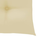 vidaXL Scaune de grădină cu perne alb crem, 3 buc., lemn masiv de tec vidaXL Scaune de grădină cu perne alb crem, 3 buc., lemn masiv de tec