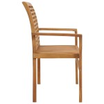 vidaXL Bancă de grădină, pernă albastru deschis, 112 cm lemn masiv tec vidaXL Bancă de grădină, pernă albastru deschis, 112 cm lemn masiv tec