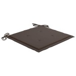 vidaXL Scaun balansoar cu pernă gri taupe, lemn masiv tec vidaXL Scaun balansoar cu pernă gri taupe, lemn masiv tec