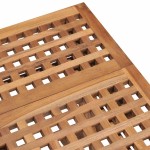 vidaXL Set mobilier exterior pliabil cu perne, 3 piese, lemn masiv tec