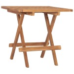 vidaXL Set mobilier exterior pliabil cu perne, 3 piese, lemn masiv tec