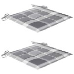 vidaXL Set mobilier exterior pliabil cu perne, 3 piese, lemn masiv tec