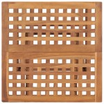 vidaXL Set mobilier exterior pliabil cu perne, 3 piese, lemn masiv tec