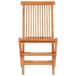 vidaXL Set bistro cu perne gri carouri, 3 piese, lemn masiv de tec