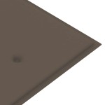 vidaXL Bancă de grădină stivuibilă cu pernă, 159 cm, lemn masiv de tec