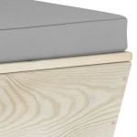 vidaXL Canapea grădină din paleți, 2 locuri, cu perne, lemn de molid