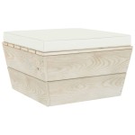 vidaXL Set mobilier grădină din paleți, cu perne, 3 piese, lemn molid vidaXL Set mobilier grădină din paleți, cu perne, 3 piese, lemn molid