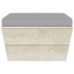 vidaXL Set mobilier grădină din paleți cu perne, 6 piese, lemn molid