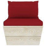 vidaXL Set mobilier grădină din paleți, 6 piese, cu perne, lemn molid vidaXL Set mobilier grădină din paleți, 6 piese, cu perne, lemn molid