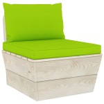 vidaXL Set mobilier grădină din paleți, 6 piese, cu perne, lemn molid vidaXL Set mobilier grădină din paleți, 6 piese, cu perne, lemn molid