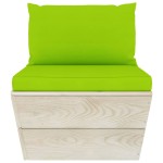 vidaXL Set mobilier grădină din paleți, 6 piese, cu perne, lemn molid vidaXL Set mobilier grădină din paleți, 6 piese, cu perne, lemn molid