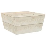 vidaXL Set mobilier grădină din paleți, 3 piese, lemn de molid tratat vidaXL Set mobilier grădină din paleți, 3 piese, lemn de molid tratat