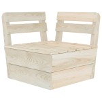 vidaXL Set mobilier grădină paleți, 10 piese, lemn de molid tratat vidaXL Set mobilier grădină paleți, 10 piese, lemn de molid tratat